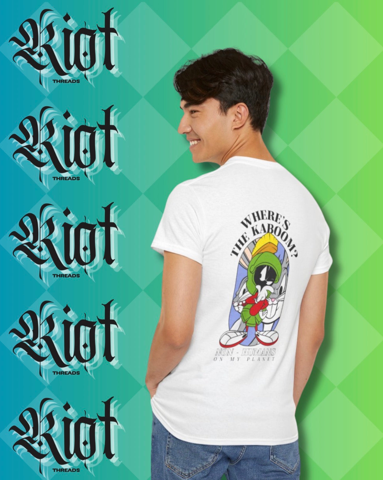 Marvin The Martian "Where's The Kaboom?" Tee