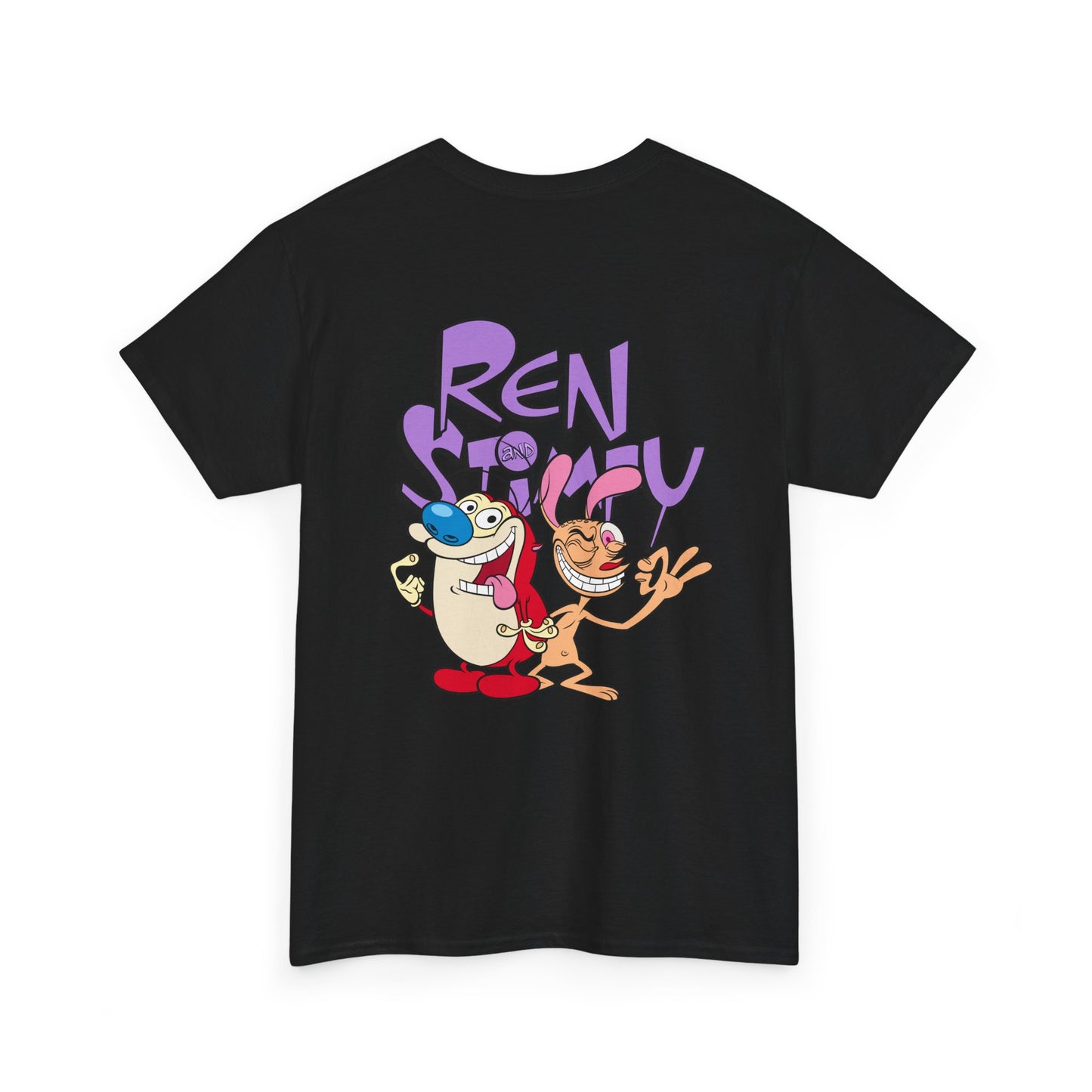 Ren & Stimpy Cartoon Graphic Tee — Retro 90s Cartoon T-Shirt