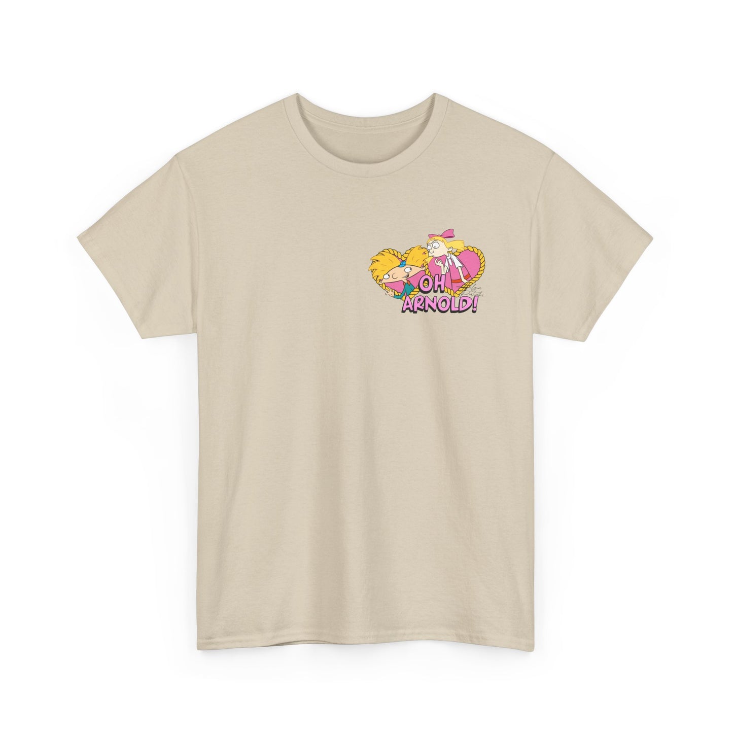 Hey Arnold! "Oh Arnold" Graphic Tee — Retro 90s Cartoon Shirt