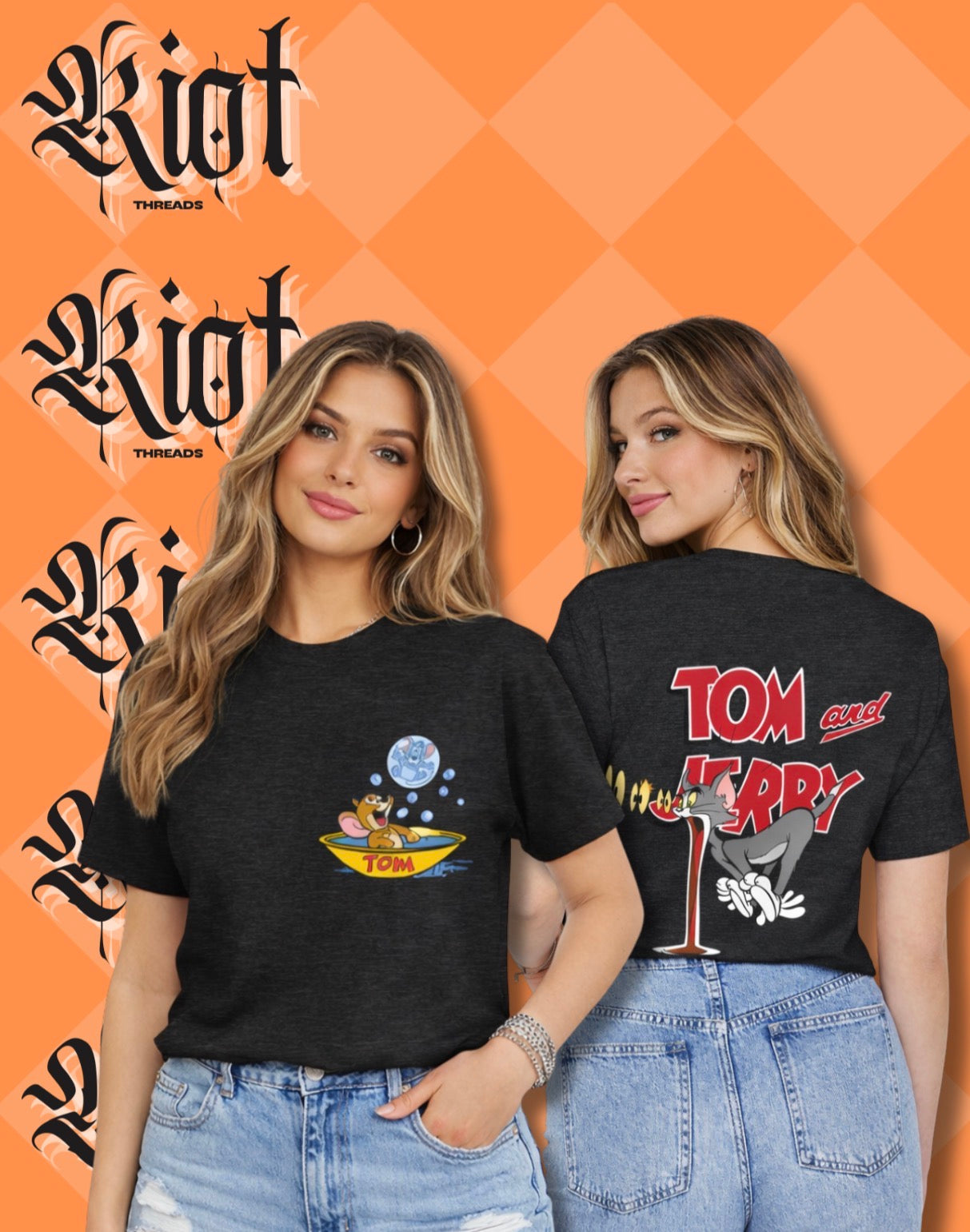 Tom and Jerry Retro Cartoon Tee — Classic Animated TV Shirt