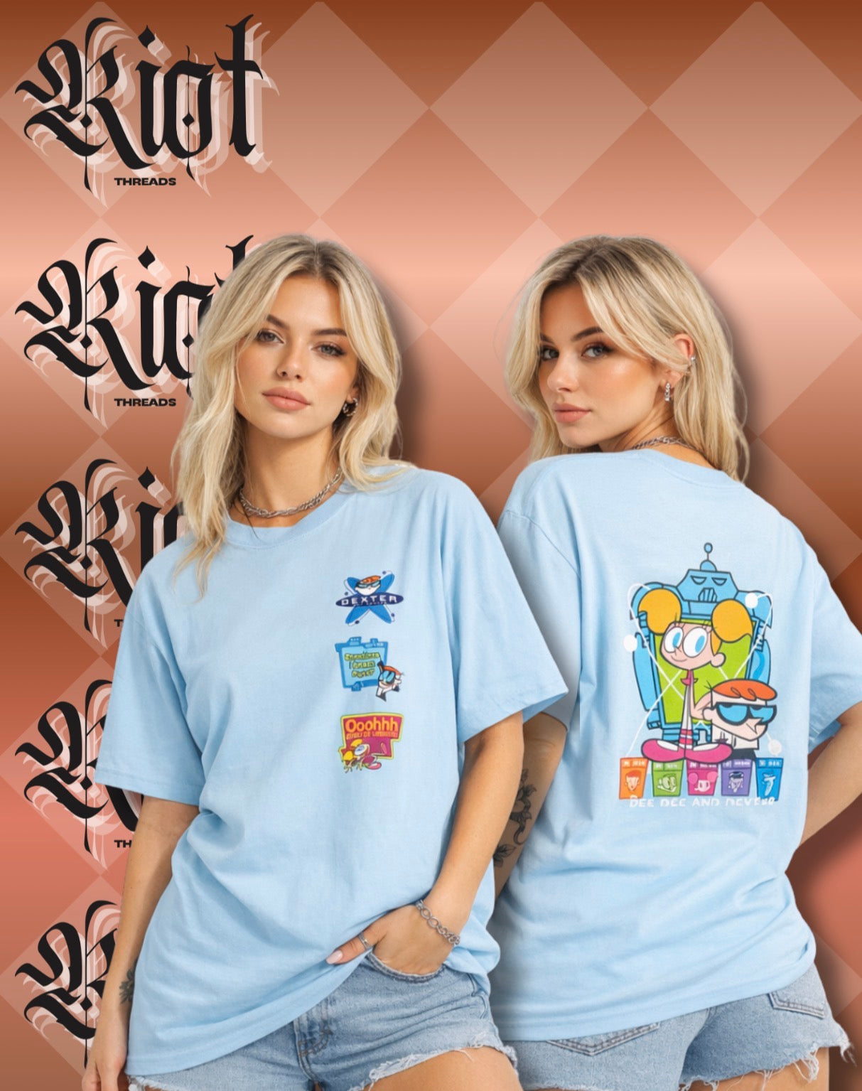 Cartoon Lab Crew T-Shirt — Retro Kid Science Graphic Tee