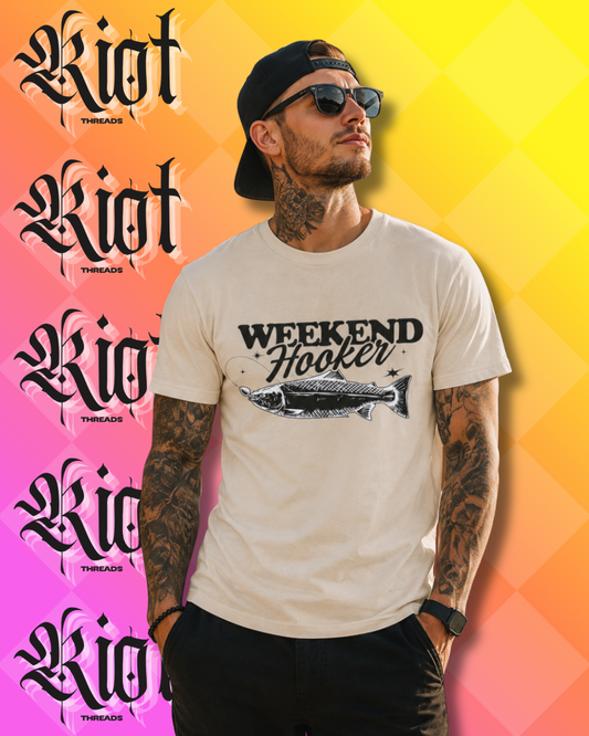 Weekend Hooker Fishing Tee