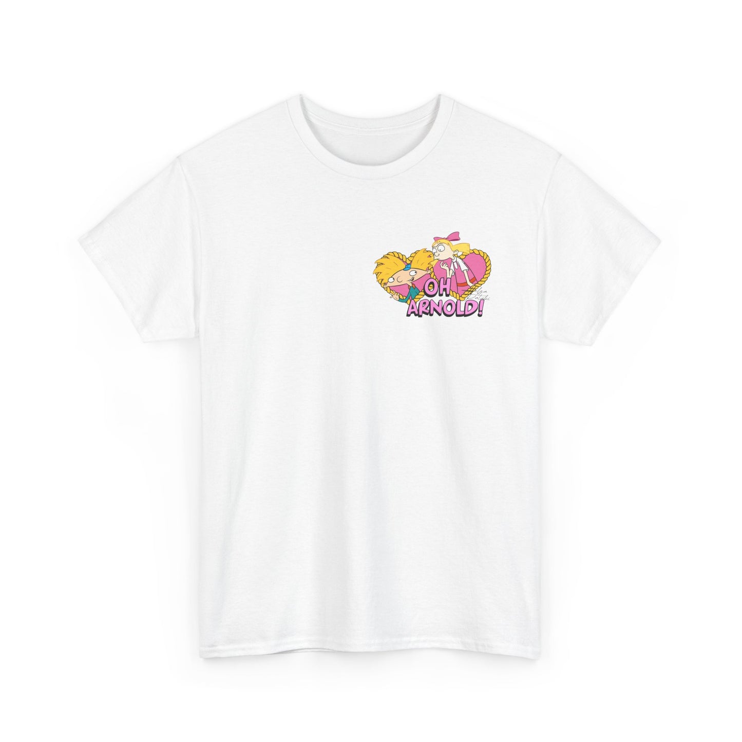 Hey Arnold! "Oh Arnold" Graphic Tee — Retro 90s Cartoon Shirt